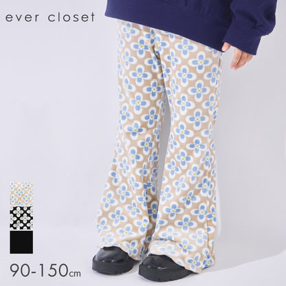 【ふわ軽】ふわふわフリース あったかフレアパンツ