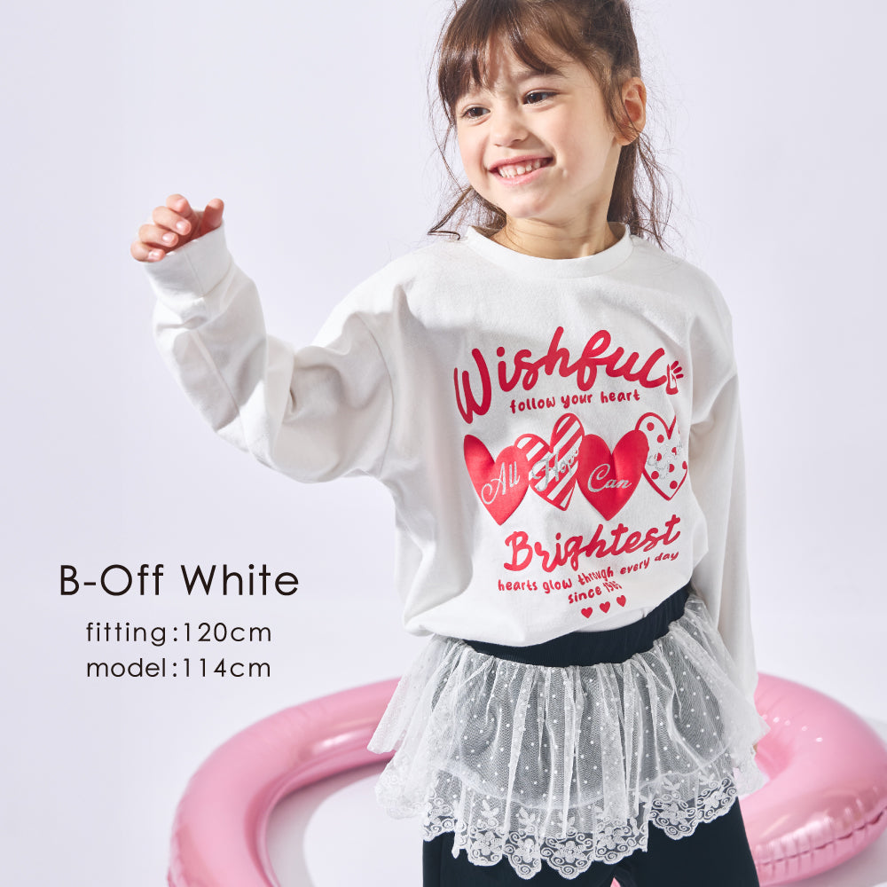毎日のスタメン グラフィック長袖Tシャツ