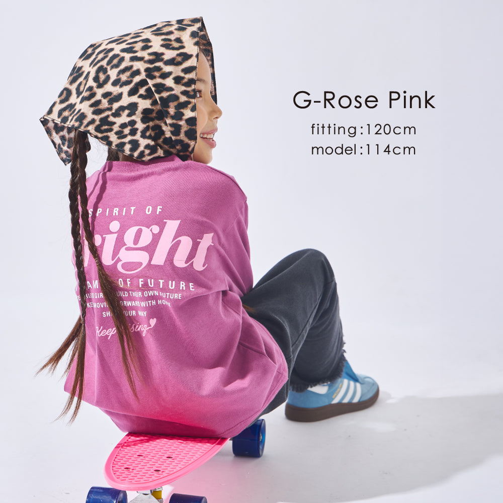 毎日のスタメン グラフィック長袖Tシャツ