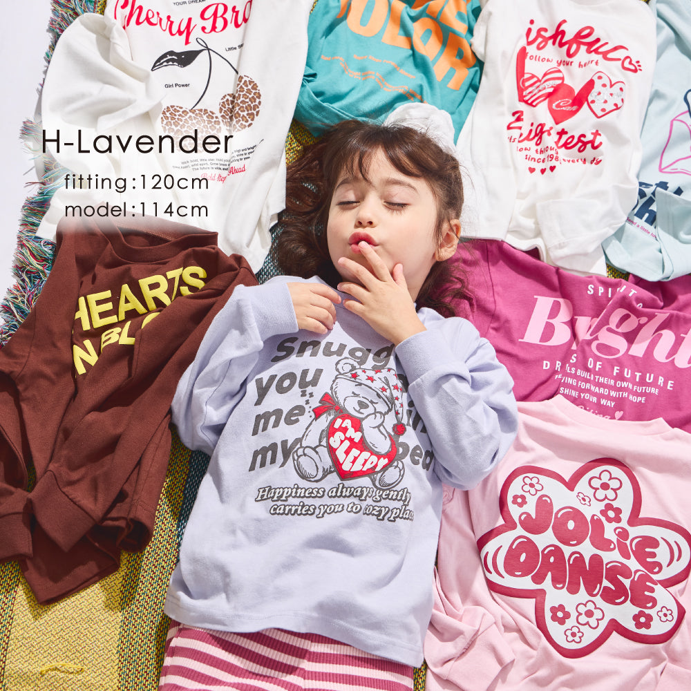 毎日のスタメン グラフィック長袖Tシャツ