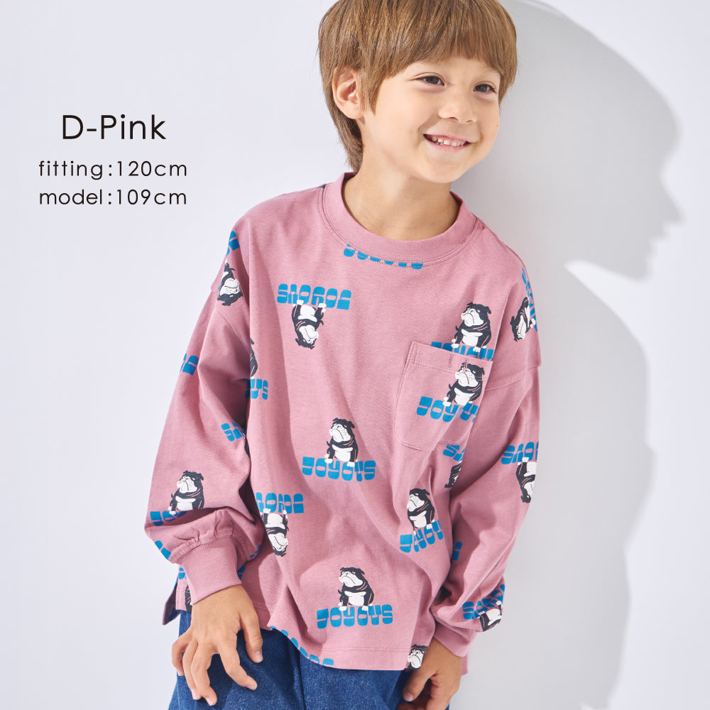 【Poppi Market】毎日のスタメン 総柄長袖Tシャツ