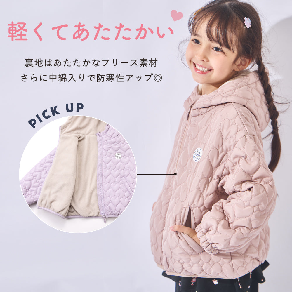 裏フリースであったか キルティングジャケット