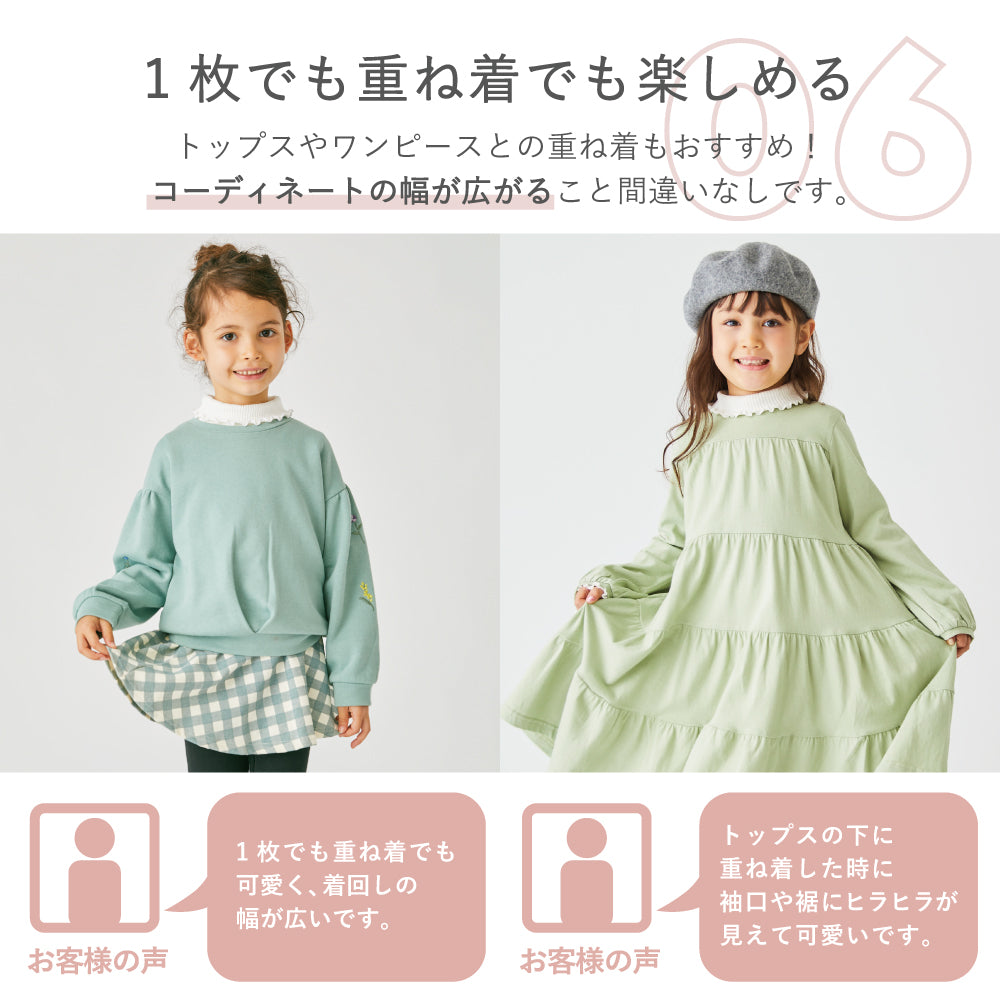 リブトップス(タートルタイプ ボーダー)