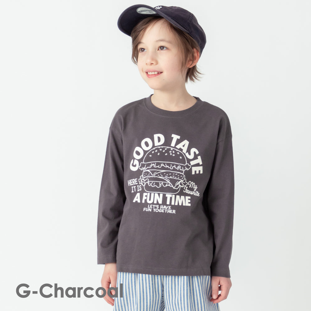 【夏割】プリント長袖Tシャツ (ベビーサイズ)