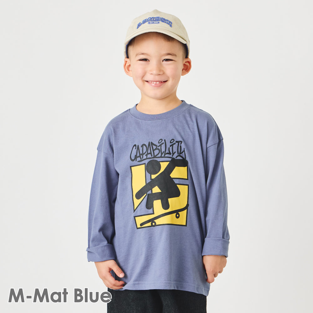 【夏割】プリント長袖Tシャツ (ベビーサイズ)