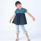 【OUTLET SALE】チュール×フリル衿トップス