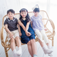 【OUTLET SALE】チュール×フリル衿トップス