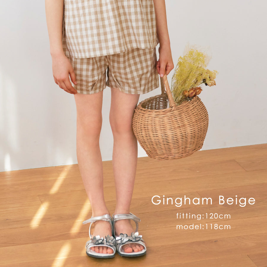 【OUTLET SALE】タック入りショートパンツ